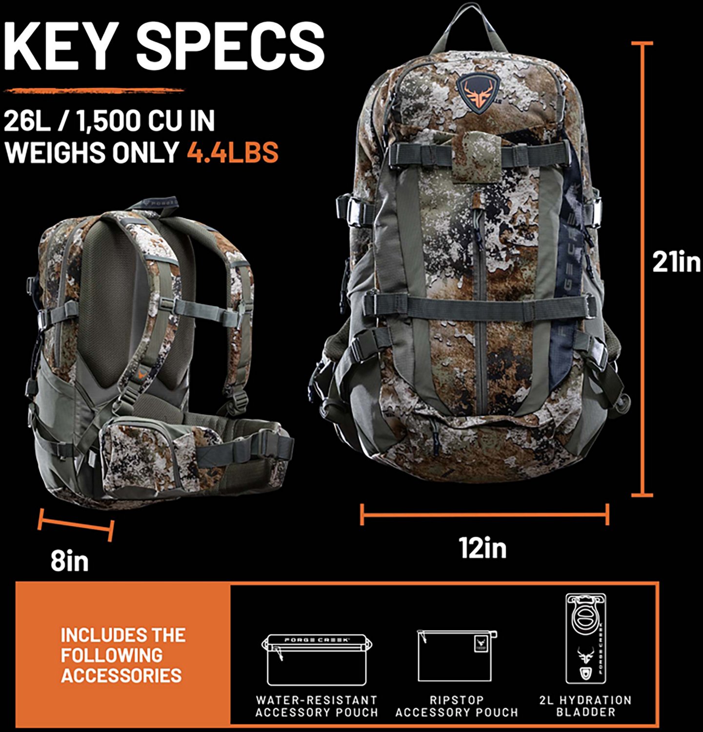 Forge Creek Icon Pro Daypack