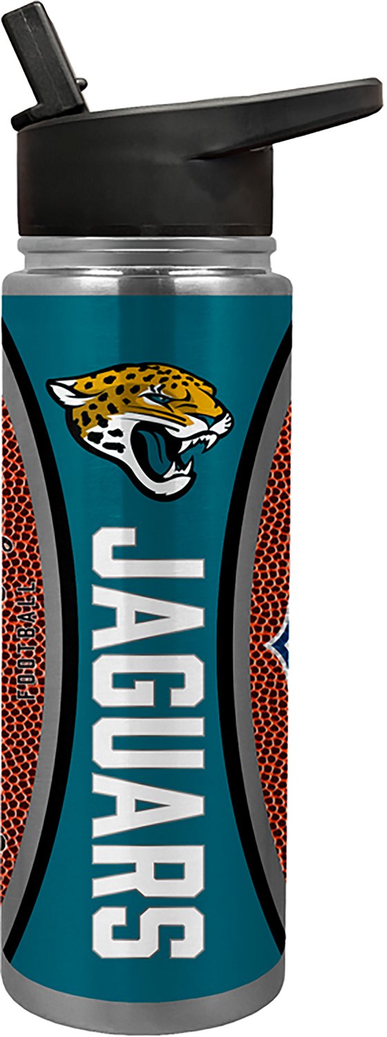 Great American Products Jacksonville Jaguars 24 oz THIRST Gameball Jr Hydration Bottle