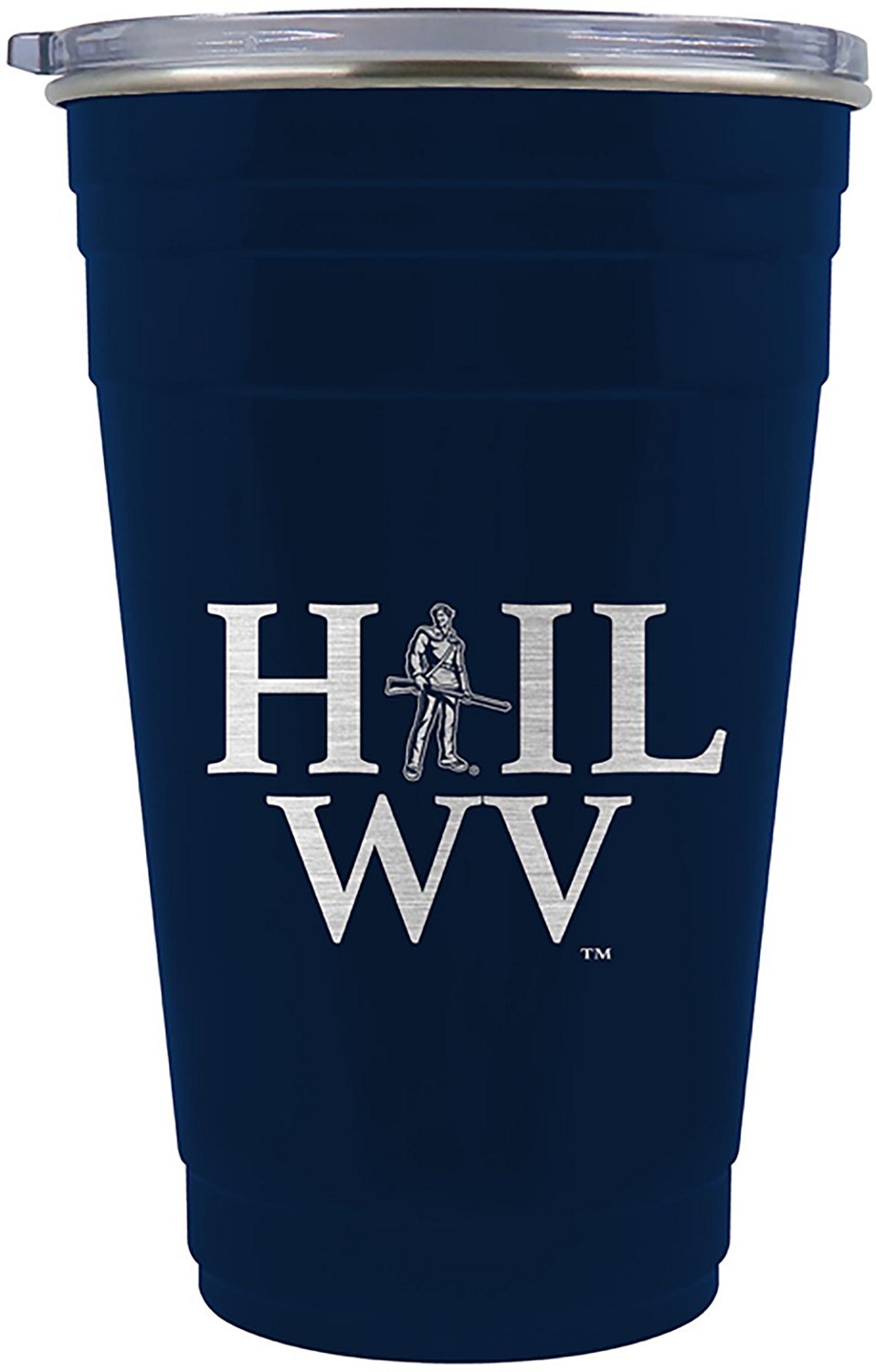 Great American Products West Virginia University 22 oz Rally Cry Tailgater Tumbler