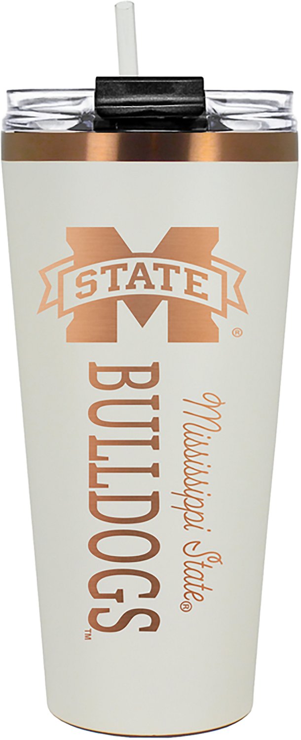 Great American Products Mississippi State University 32 oz Creme and Copper Big Slim Tumbler