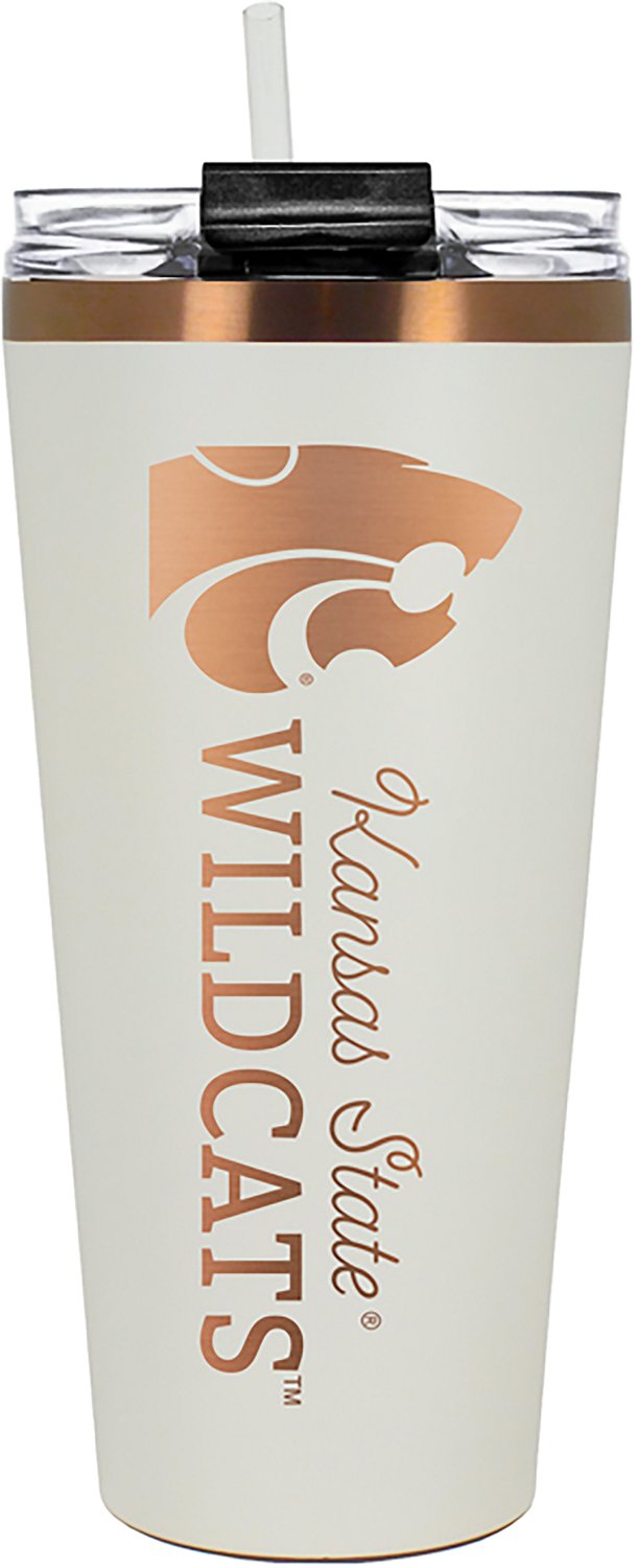 Great American Products Kansas State University 32 oz Creme and Copper Big Slim Tumbler