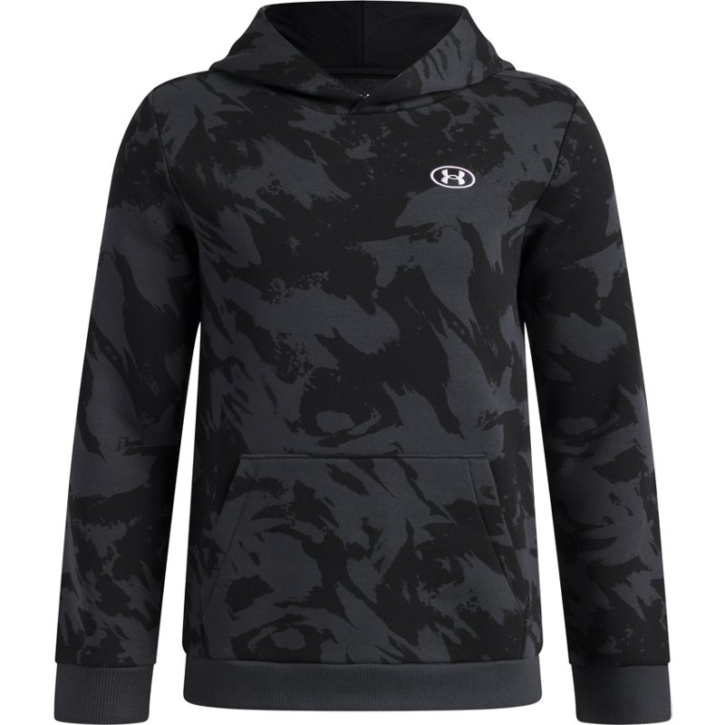 Under Armour Boys' 8-20 Rival Fleece Printed Hoodie - Black