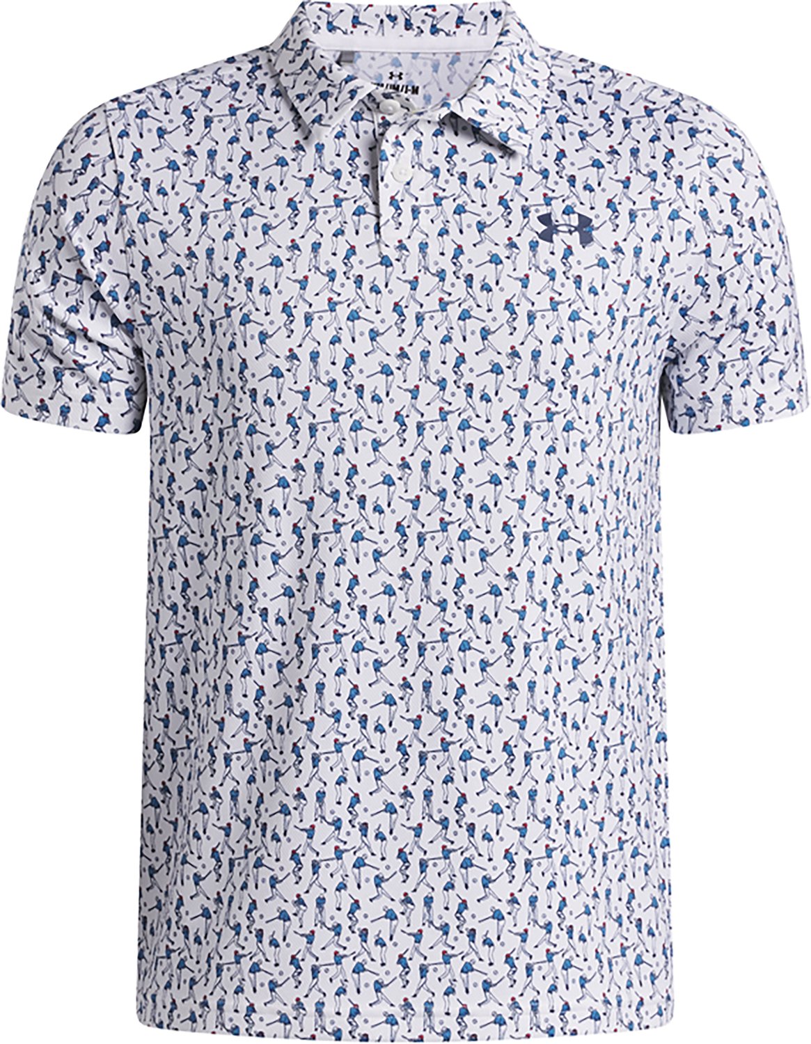 Under Armour Boys' Matchplay Printed Polo Shirt
