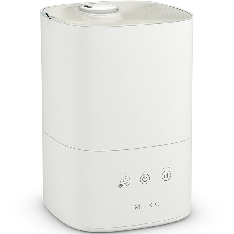 Miko Breeze 3-Speed Ultrasonic Cool Mist Humidifier with Top-Fill Tank & Aroma Tray