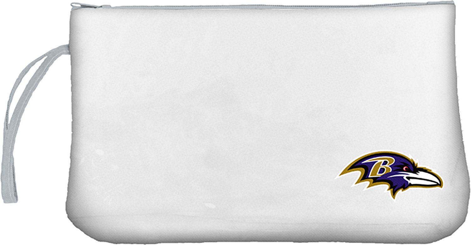 Logo Brands Baltimore Ravens Clear Wristlet