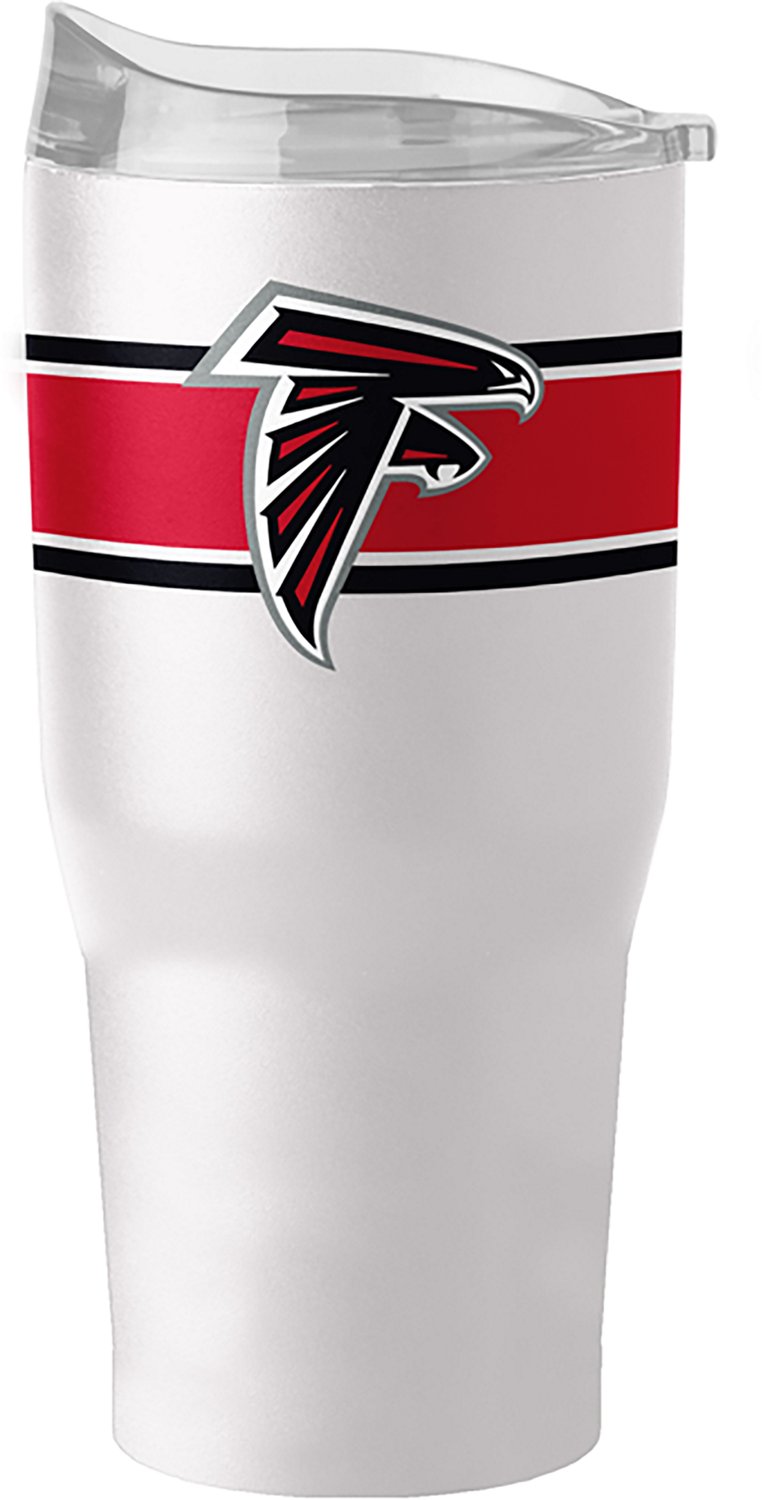 Logo Brands Atlanta Falcons Stripe 30 oz Powder Coat Tumbler