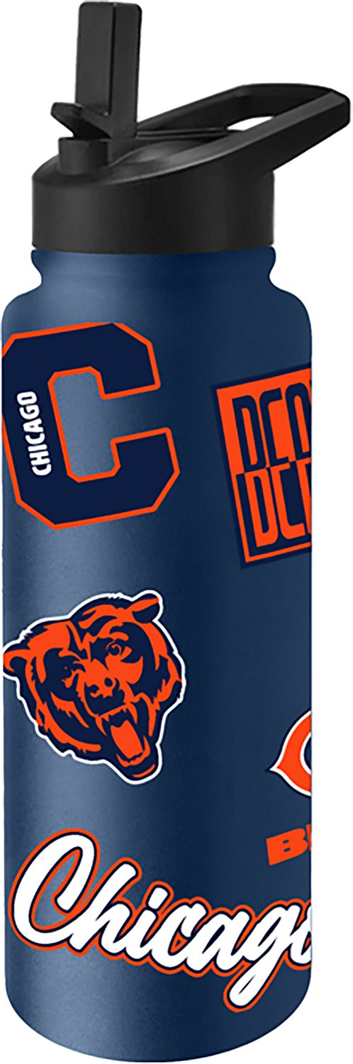 Logo Brands Chicago Bears Dreamweave 34 oz Quencher Bottle