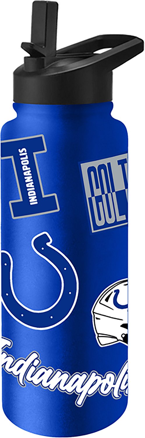 Logo Brands Indianapolis Colts Dreamweave 34 oz Quencher Bottle