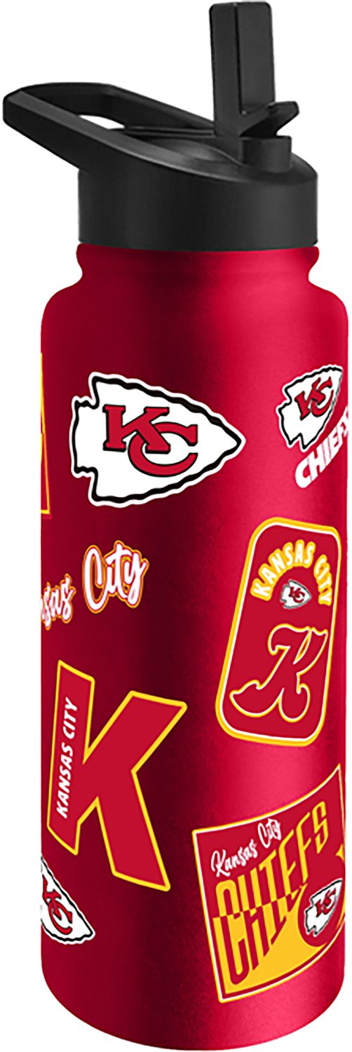 Logo Brands Kansas City Chiefs Dreamweave 34 oz Quencher Bottle