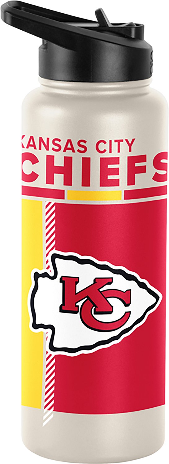 Logo Brands Kansas City Chiefs Poster 34 oz Quencher Bottle