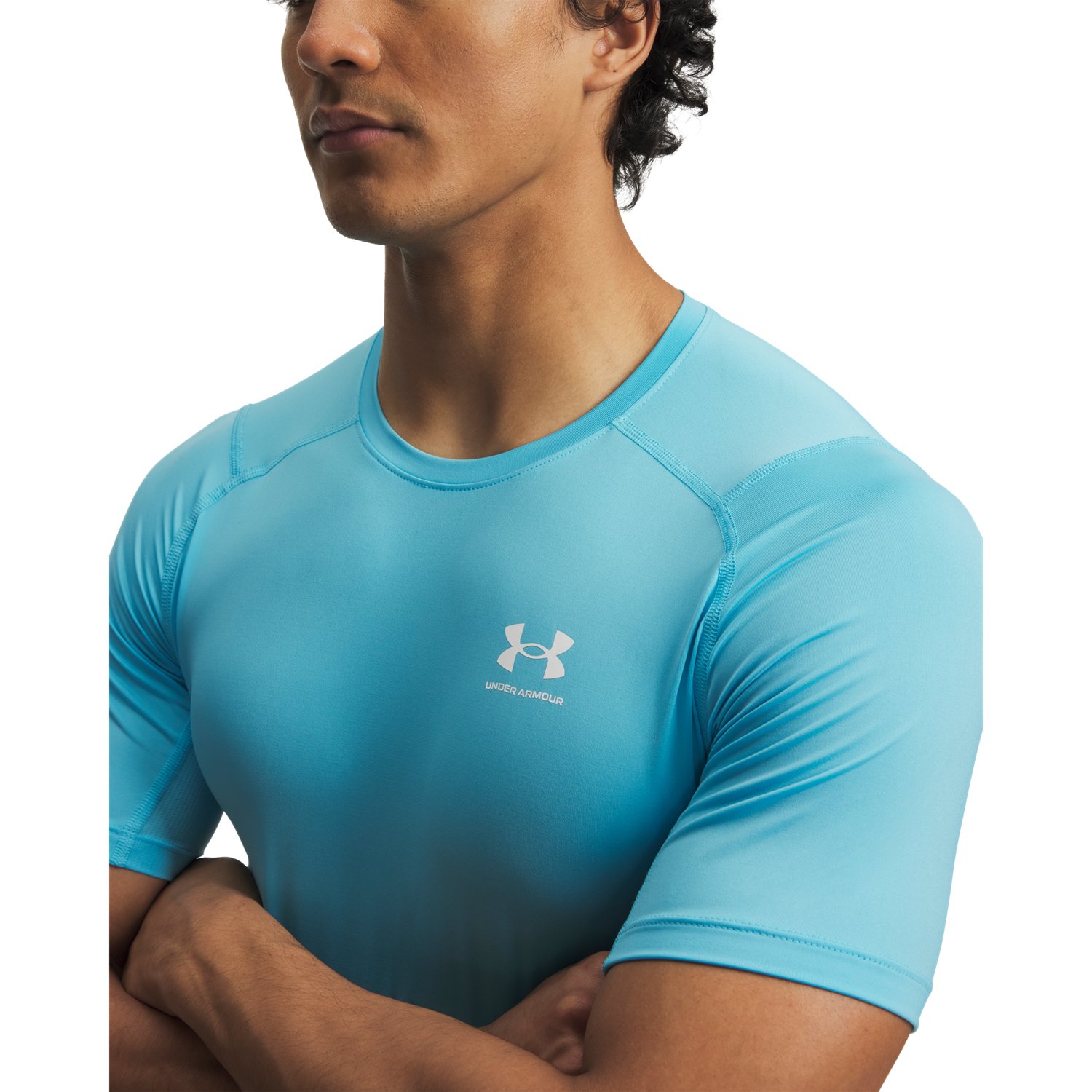 Under Armour Men's HeatGear Armour Comp Short Sleeve Top - view number 3