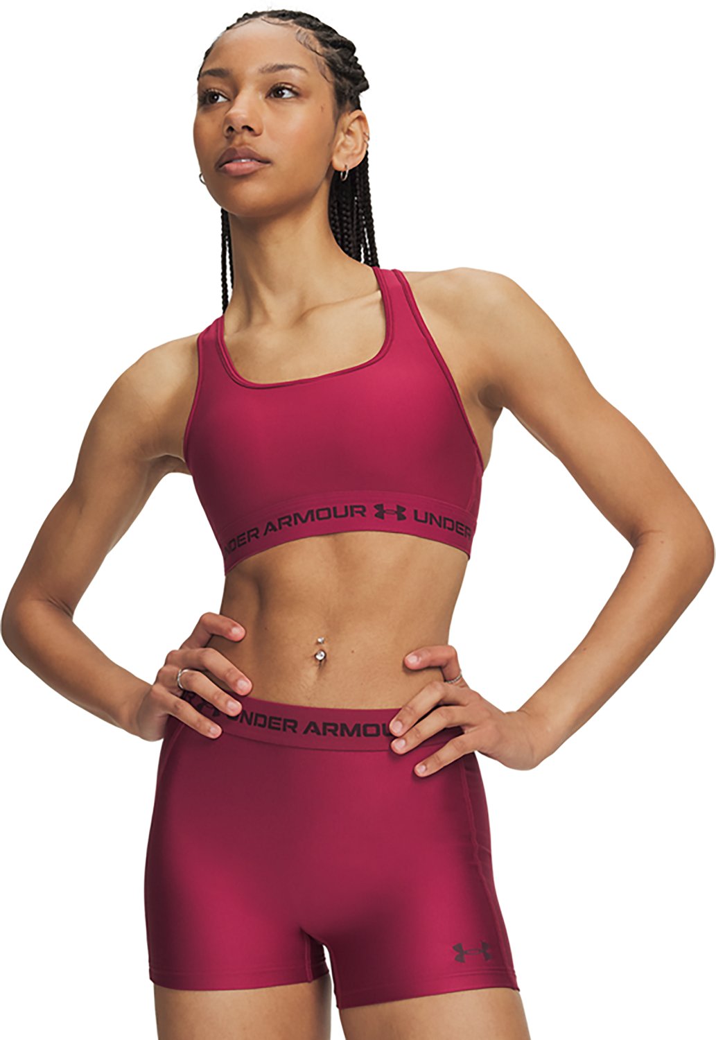 Under Armour Women's Crossback Mid Sports Bra