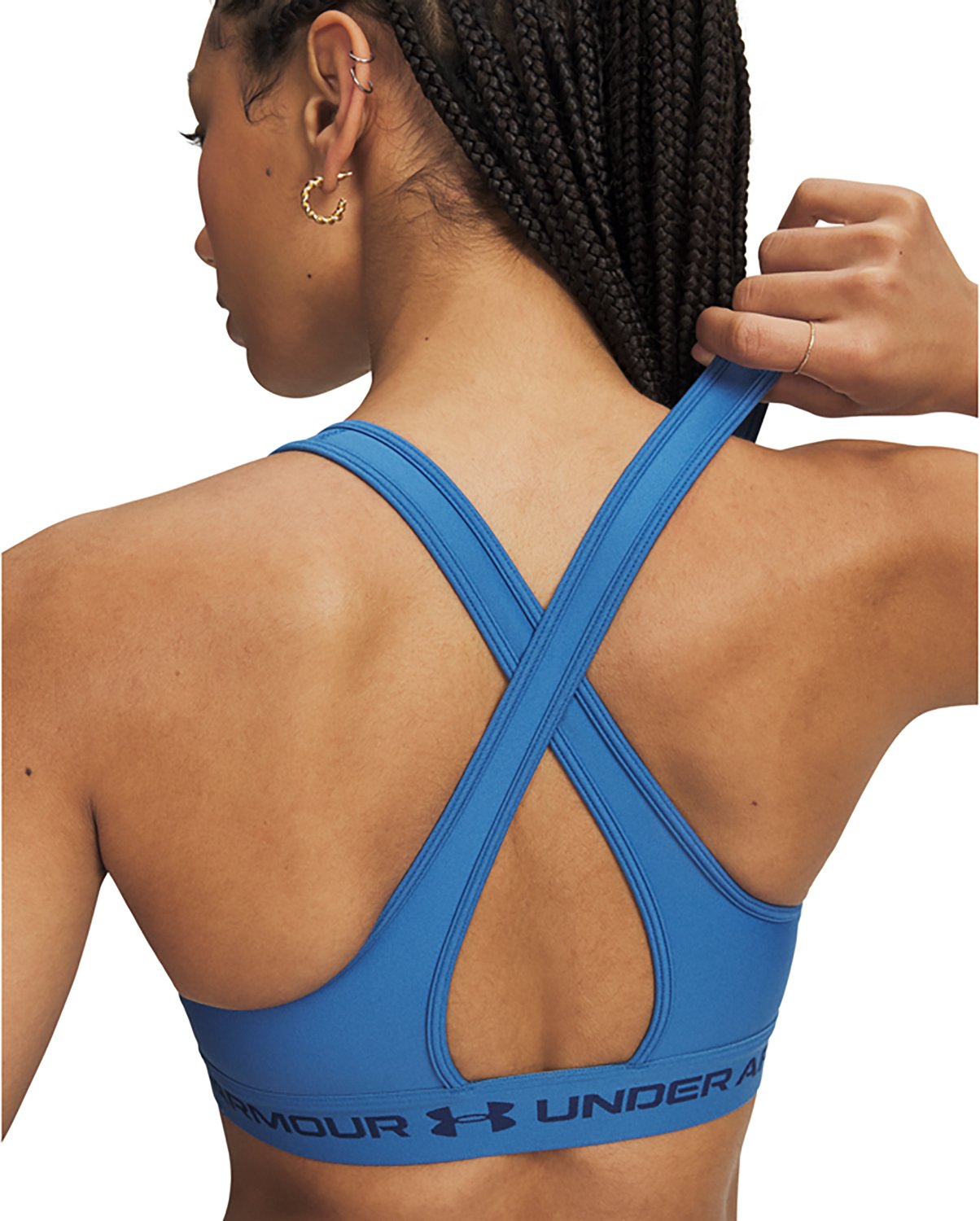 Under Armour Women's Crossback Mid Sports Bra                                                                                    - view number 3