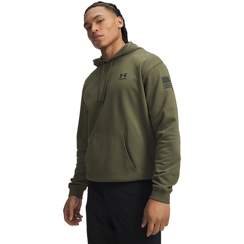 Under Armour Freedom Flag Hoodie - Marine OD Green/Black