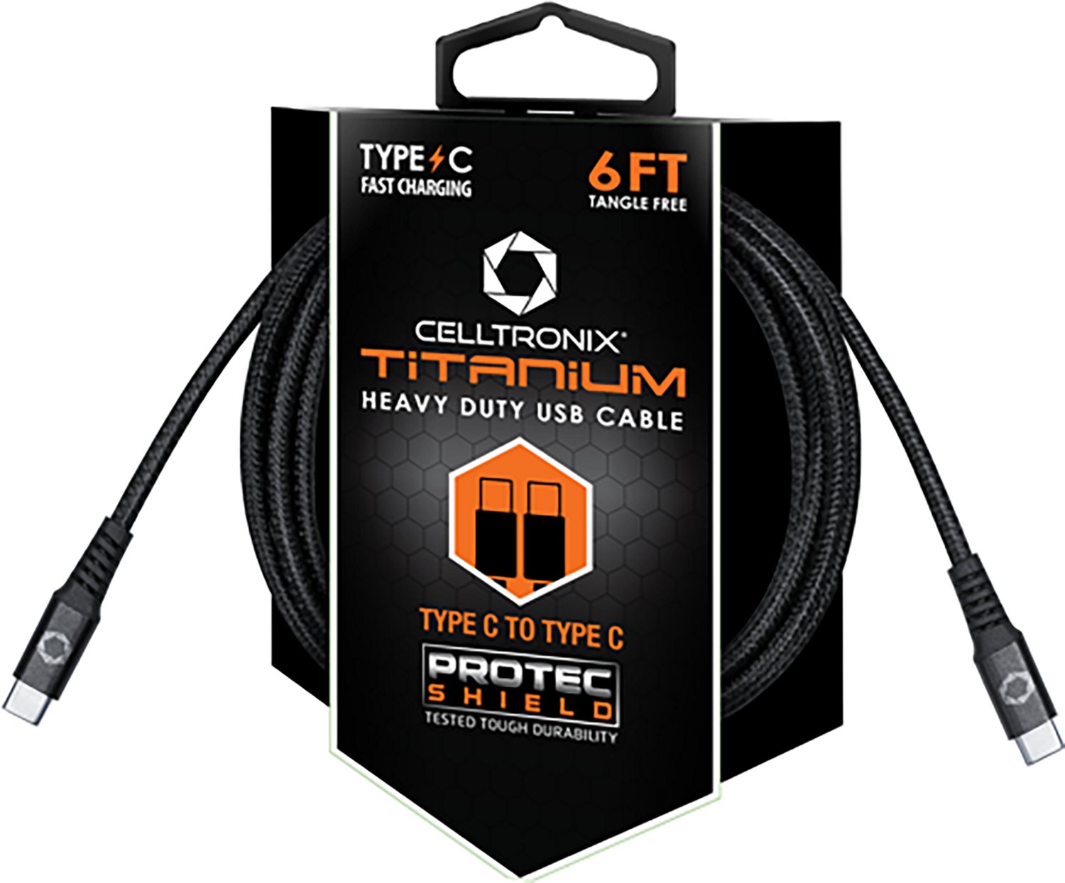Celltronix Titanium Protec Shield C-C Charging Cable