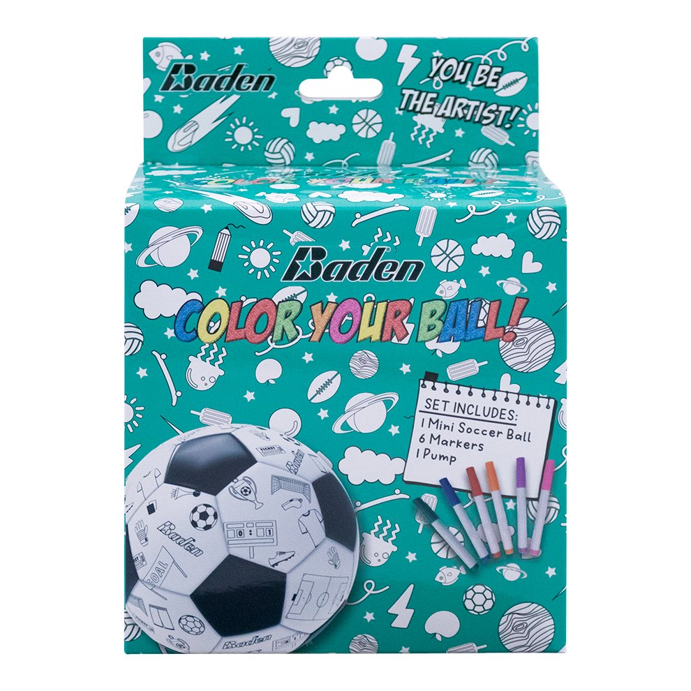 Baden Color Your Own Mini Soccer Ball