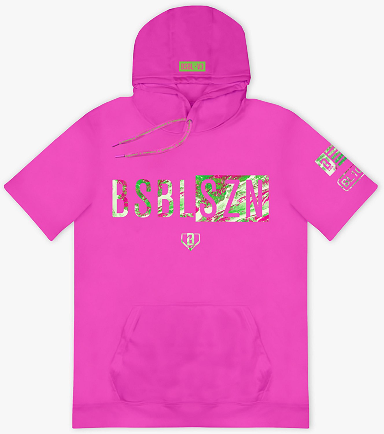 Baseball Lifestyle 101 Youth Realtree Aspect BSBL-SZN V3 Short Sleeve Hoodie