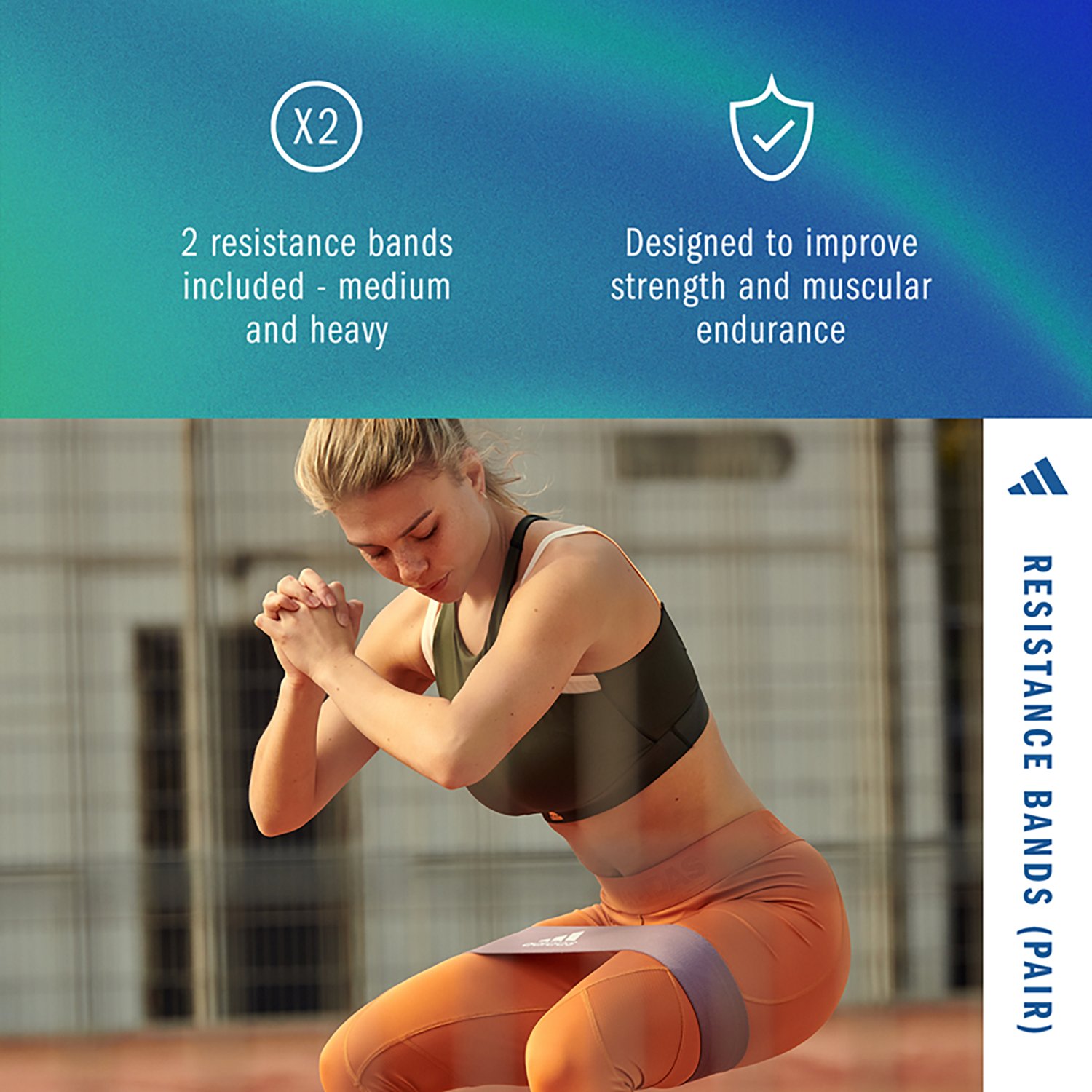 adidas Resistance Bands (pair) - view number 2