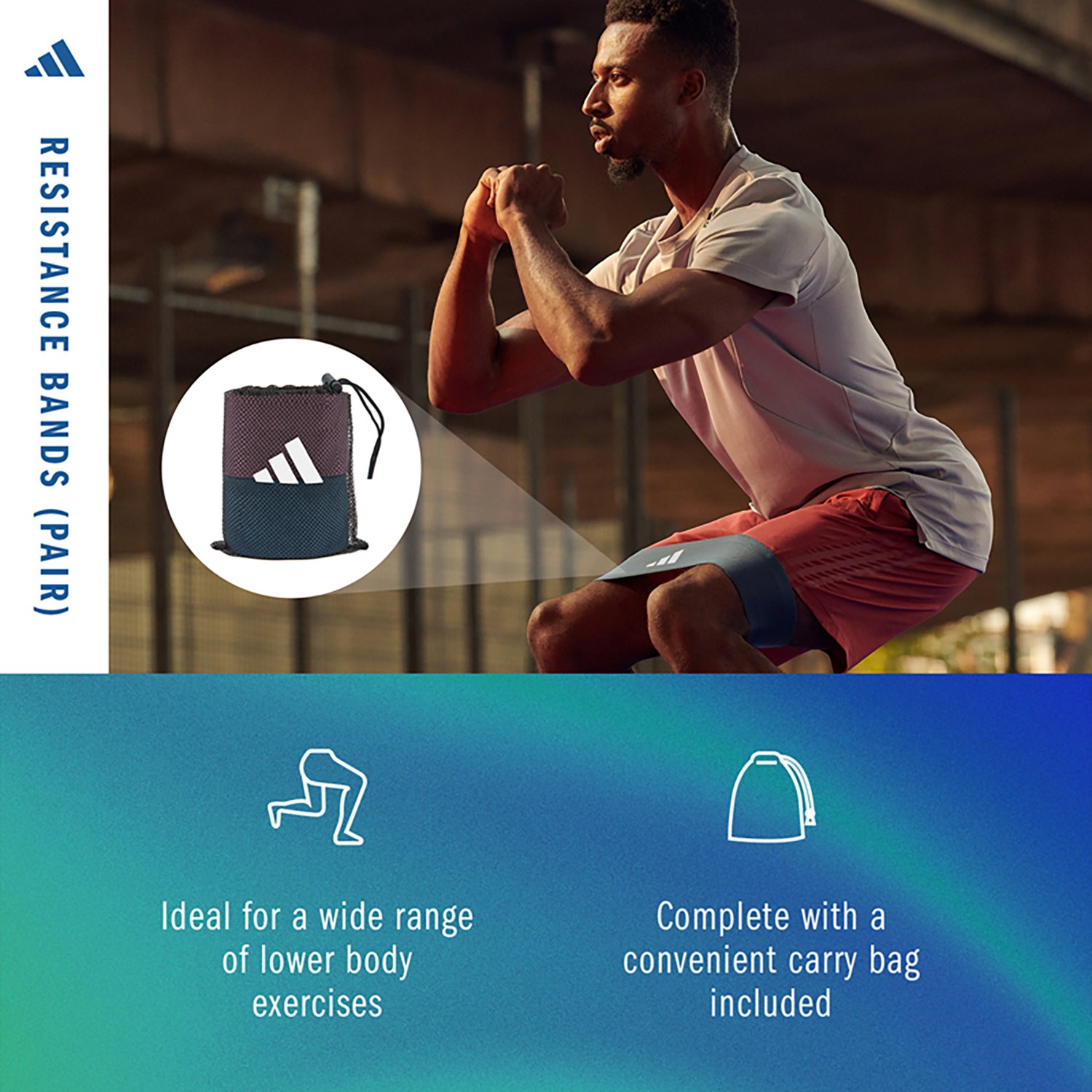 adidas Resistance Bands (pair) - view number 3