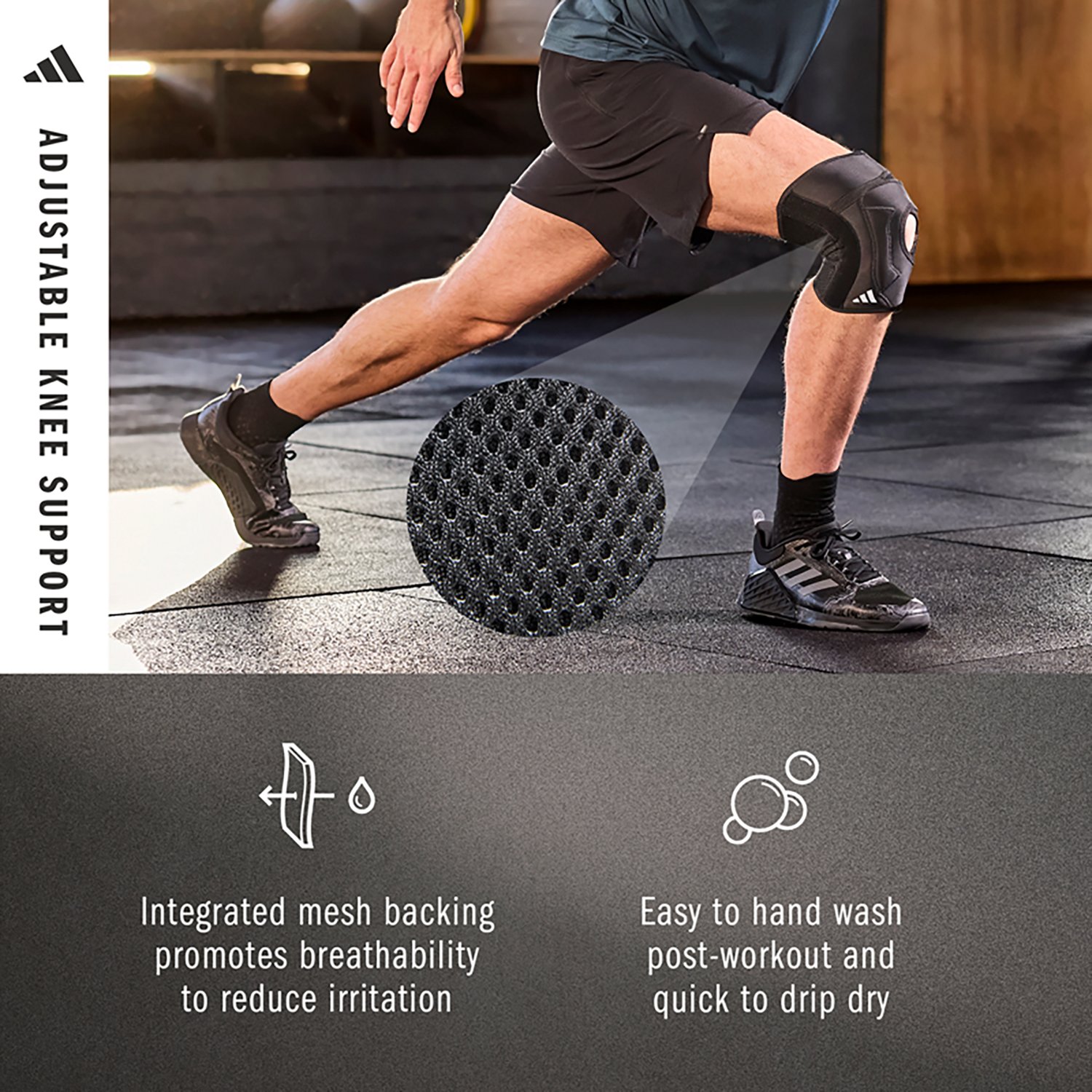 adidas Adjustable Knee Support - view number 5