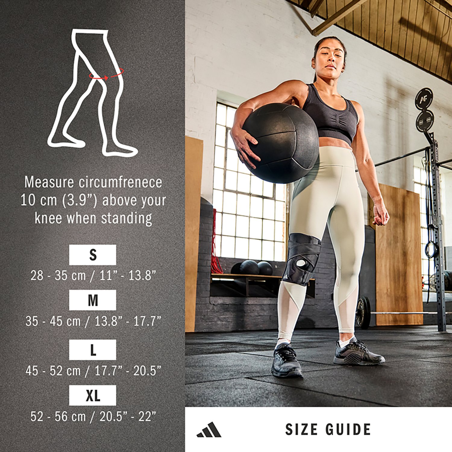 adidas Adjustable Knee Support With Straps - view number 6