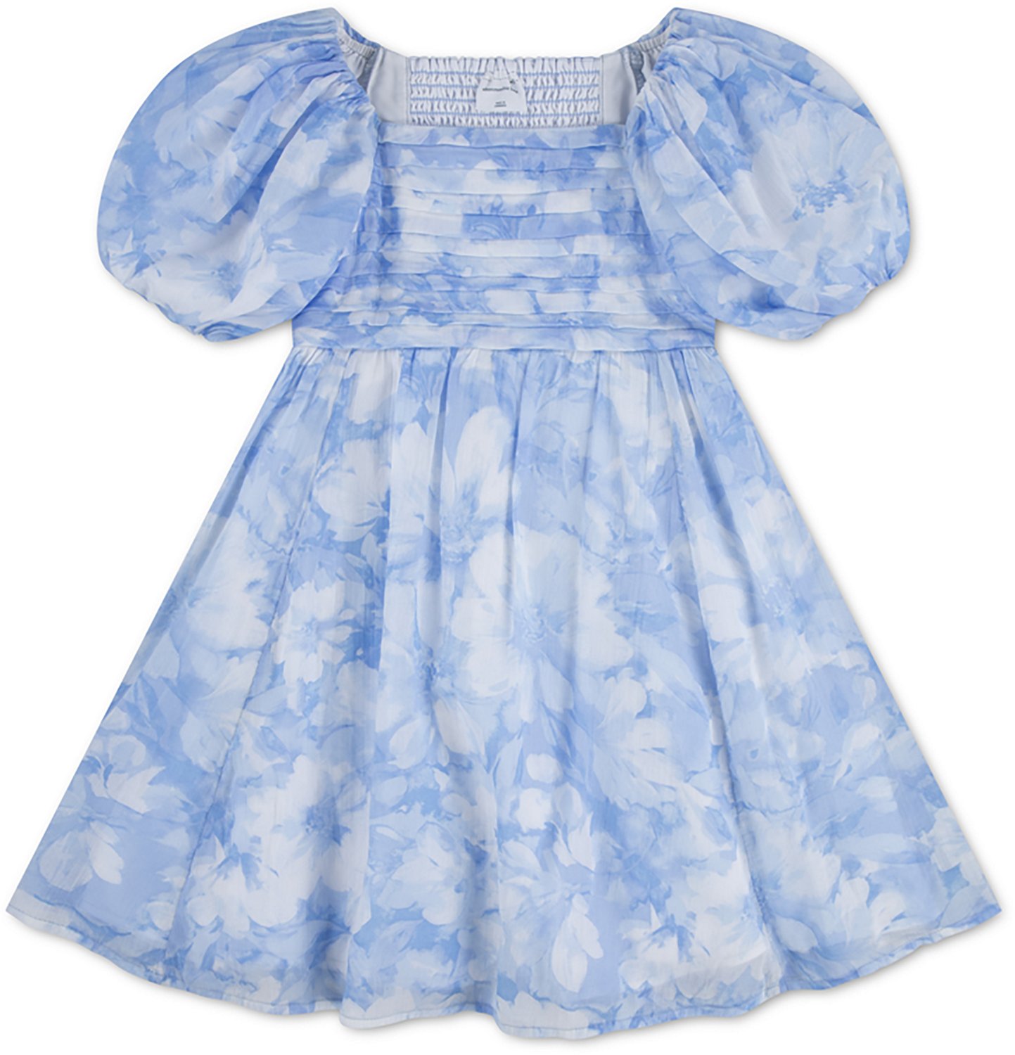Abercrombie & Fitch Girls' Emerson Gauze Puff Sleeve Dress