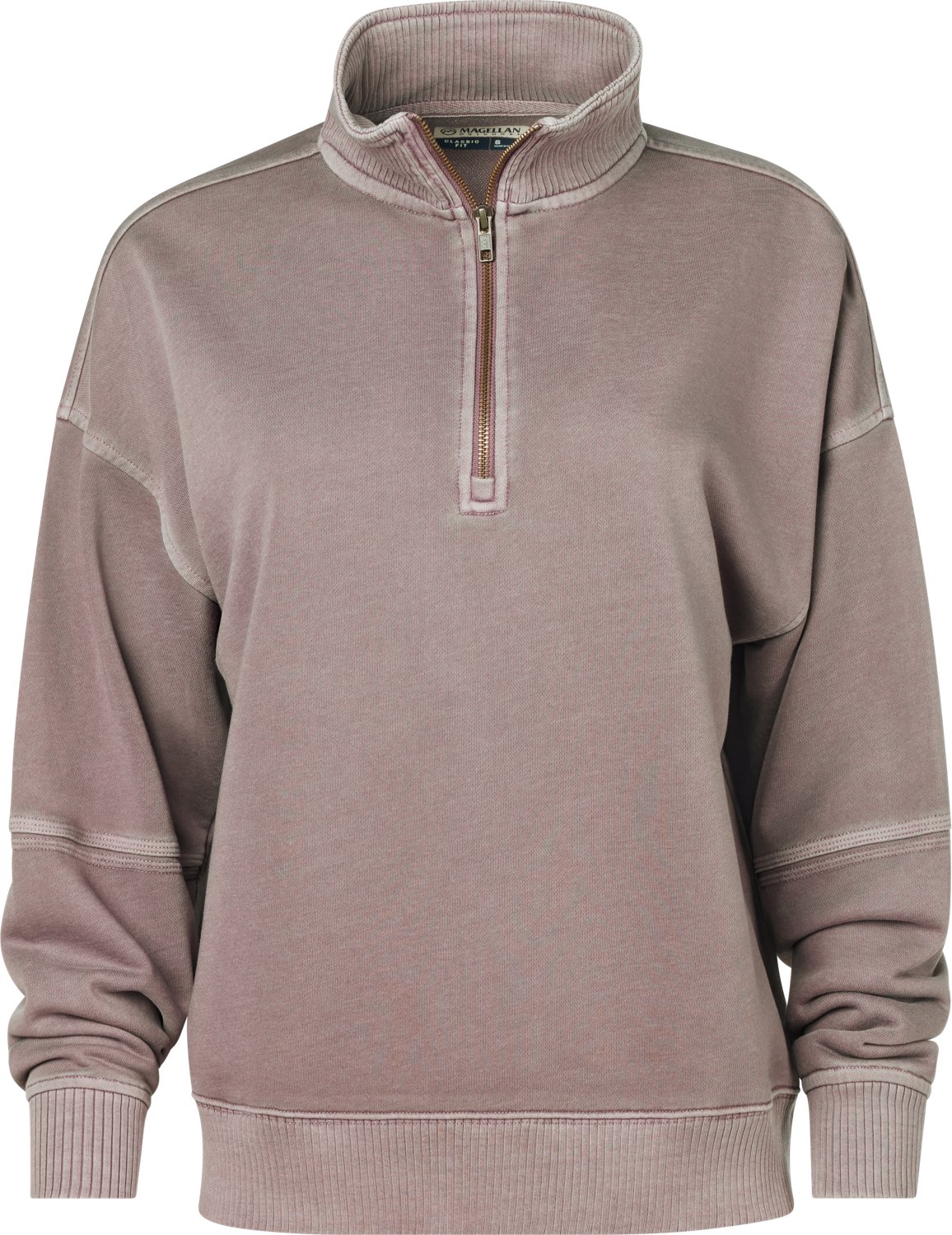 Magellan Outdoors Women's Campfire Washed 1/2-Zip Sweatshirt - view number 2