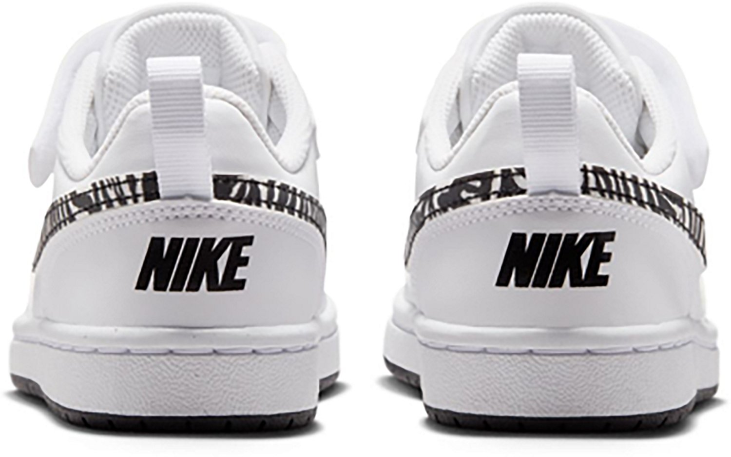 Nike Kids' Court Borough Low Zebra Print Preschool Shoes