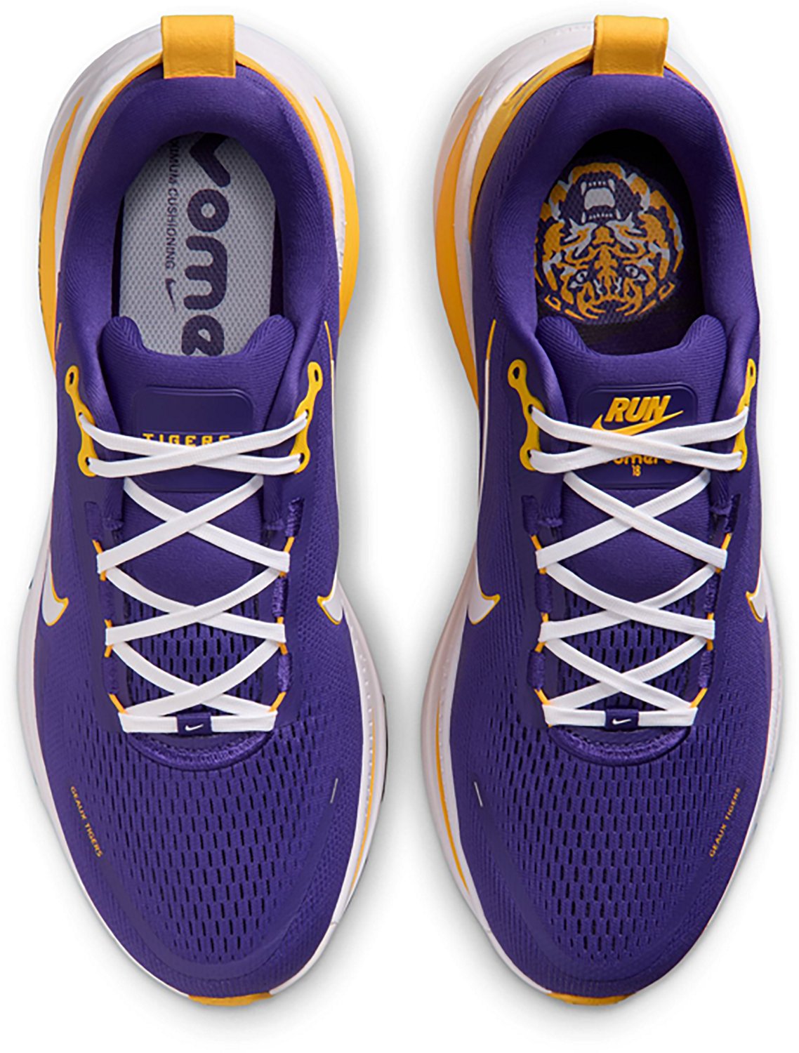Nike Adult LSU Vomero 18 Cushioned Performance Running Shoes - view number 4