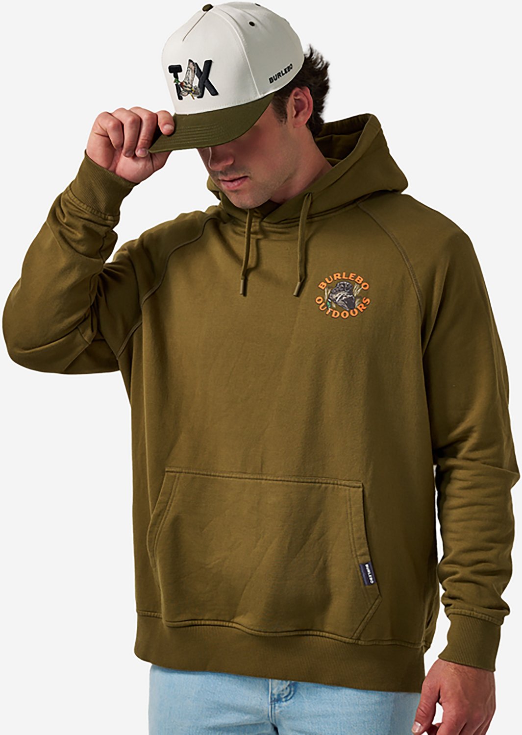 BURLEBO Men's Fleece Pullover Hoodie