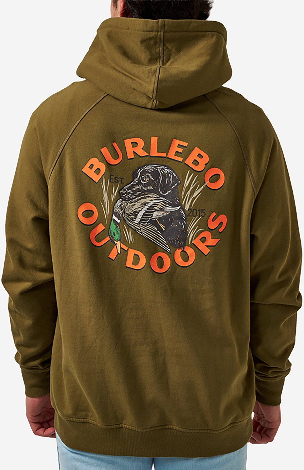 BURLEBO Men's Fleece Pullover Hoodie - view number 2