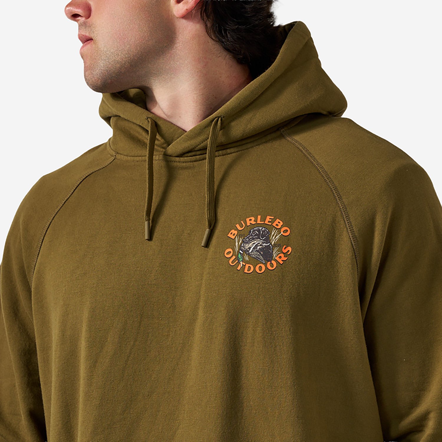 BURLEBO Men's Fleece Pullover Hoodie - view number 3