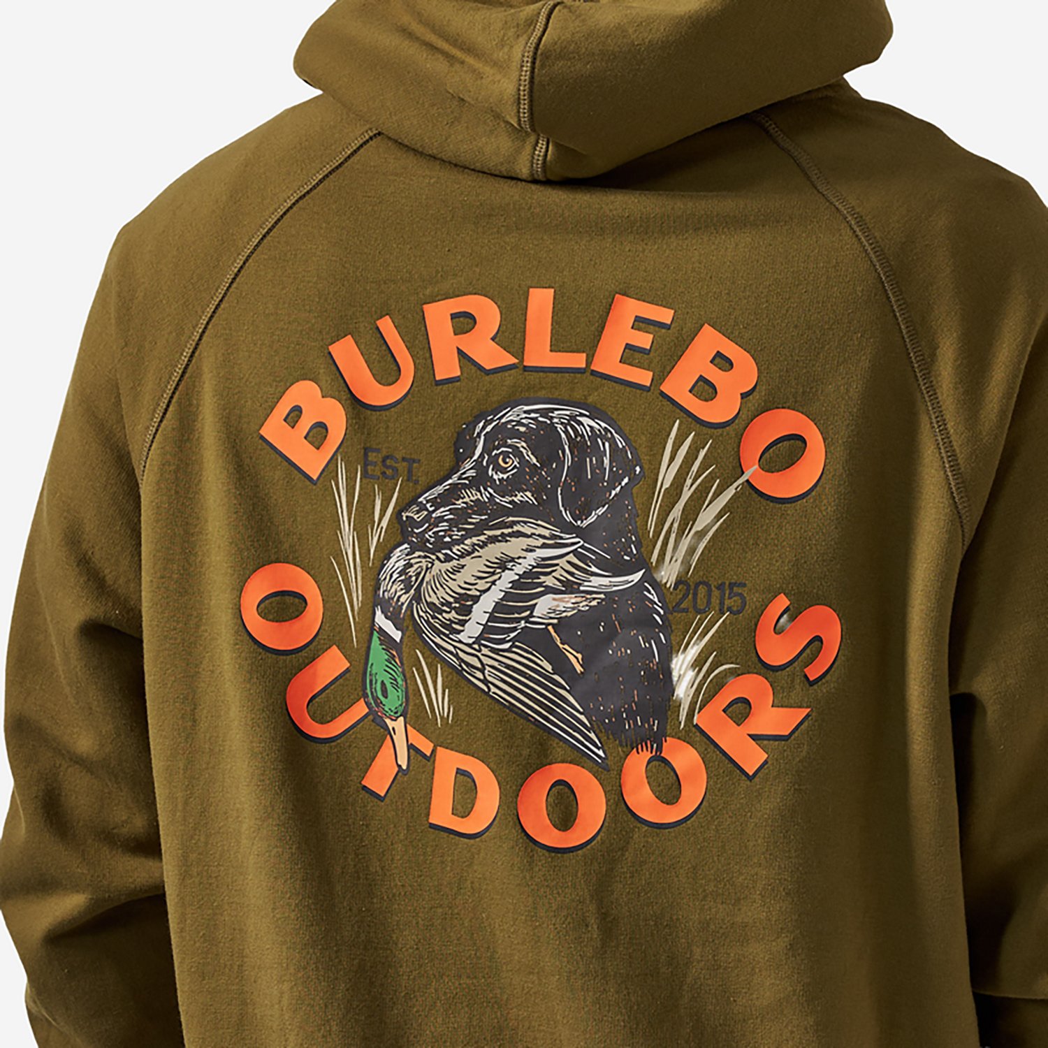 BURLEBO Men's Fleece Pullover Hoodie - view number 4
