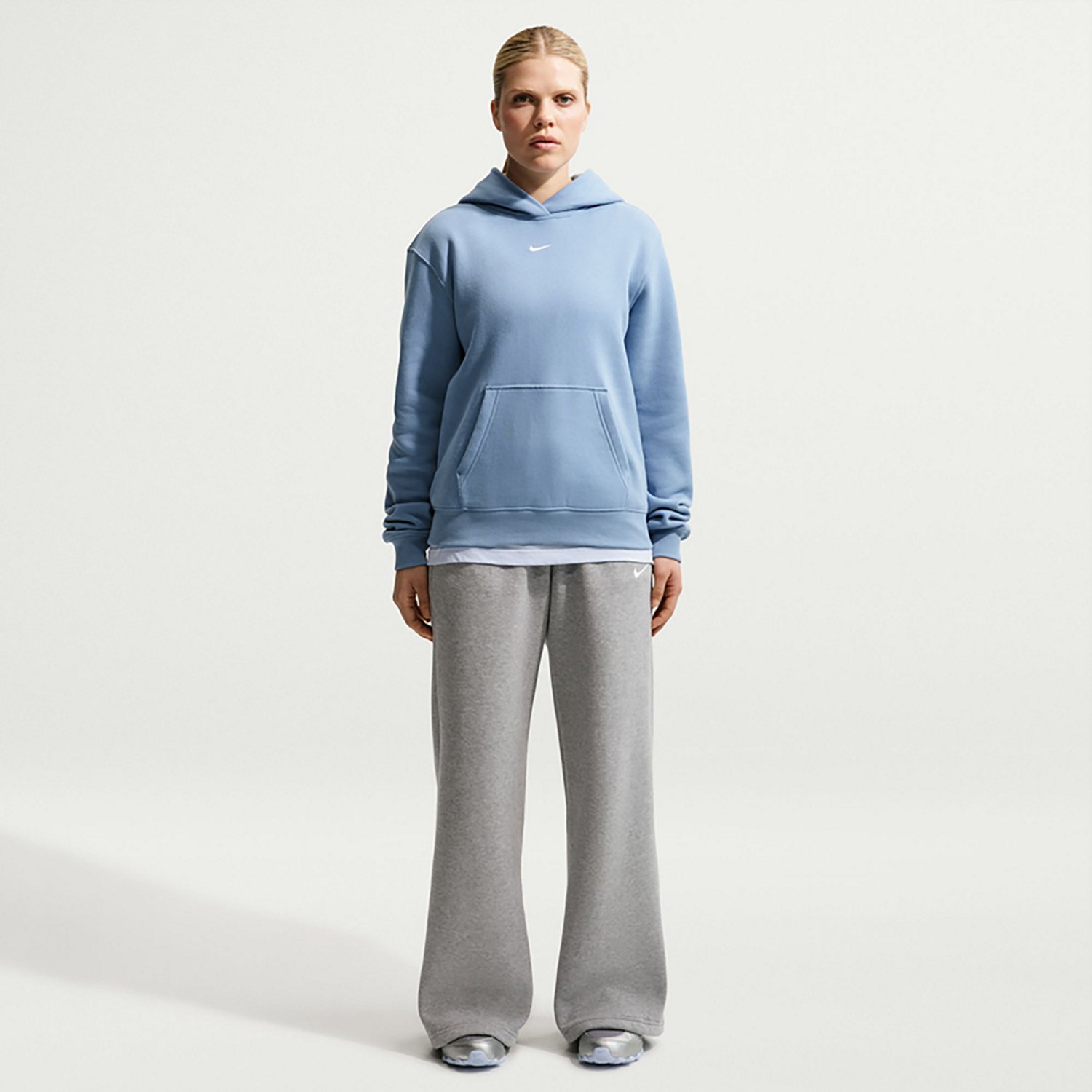 Nike Women's Studio Fleece Mid-Rise Training Pants