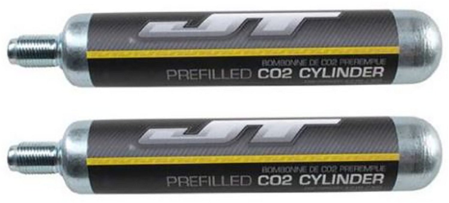 JT Sports 90g Prefilled CO₂ Cartridges 2-Pack