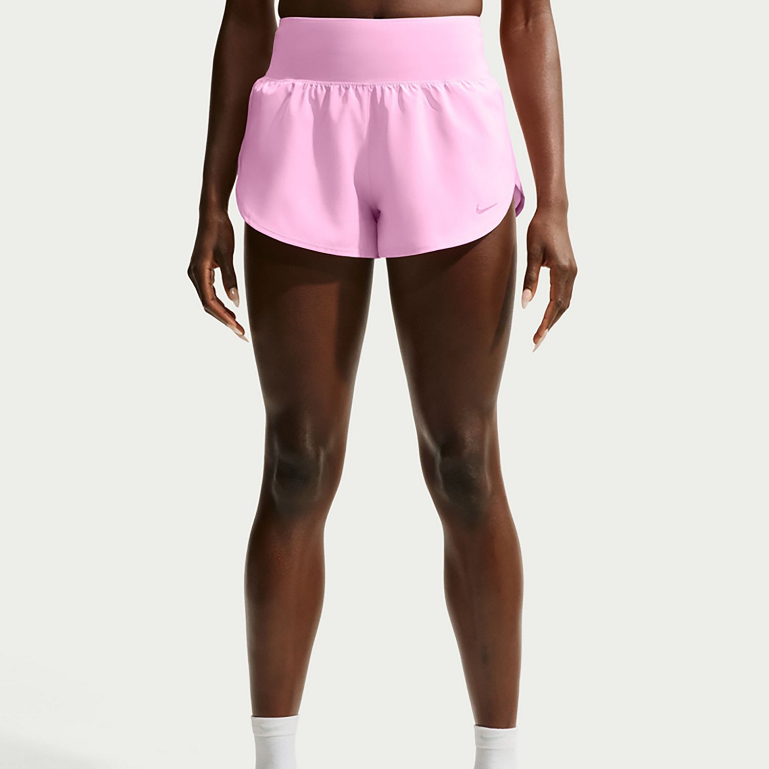 Nike Women's Flow Mid Rise Dri-FIT Athletic Training Shorts - view number 3