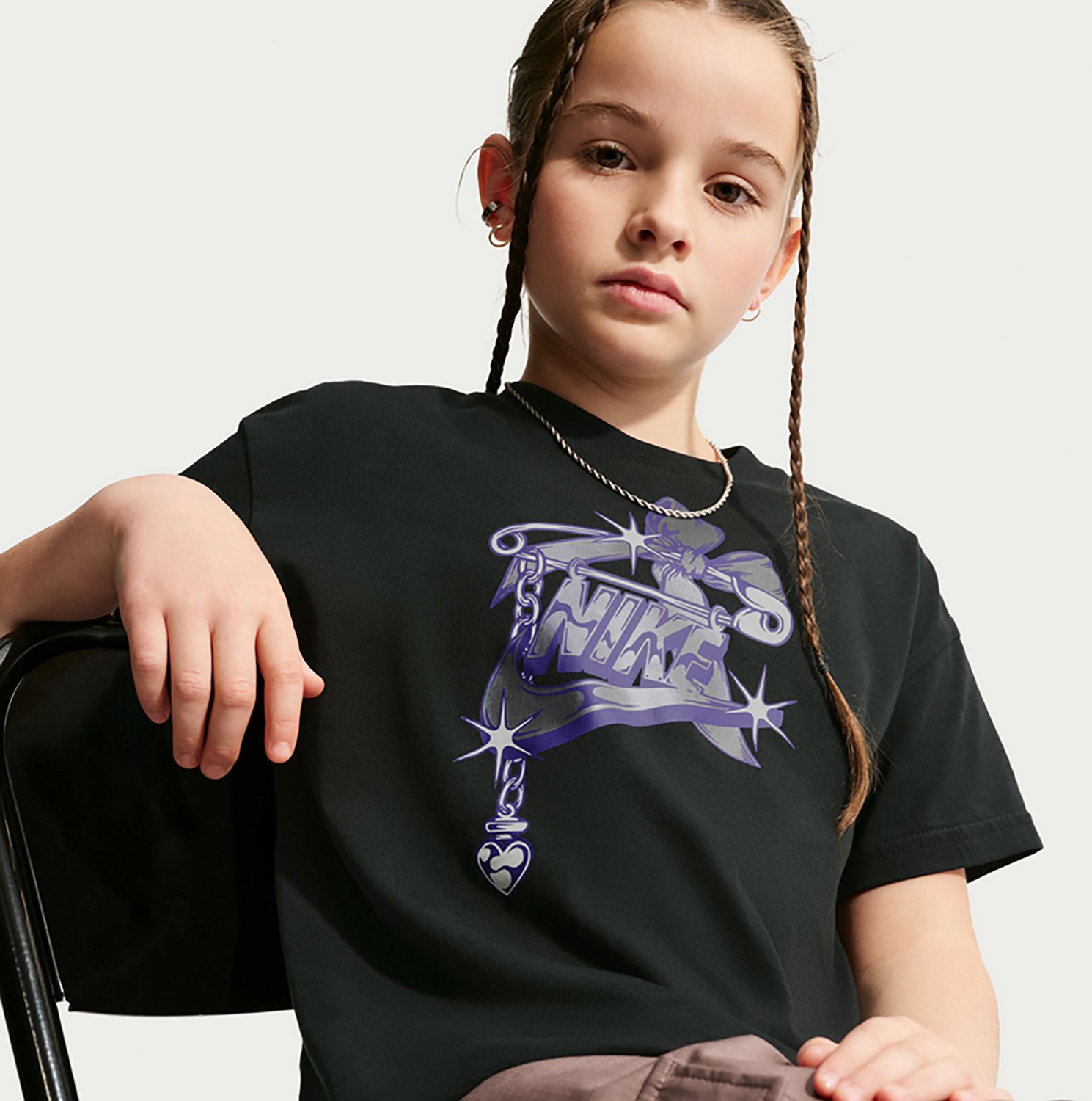Nike Boys' Sportswear Futura Ribbon Graphic T-shirt - view number 5