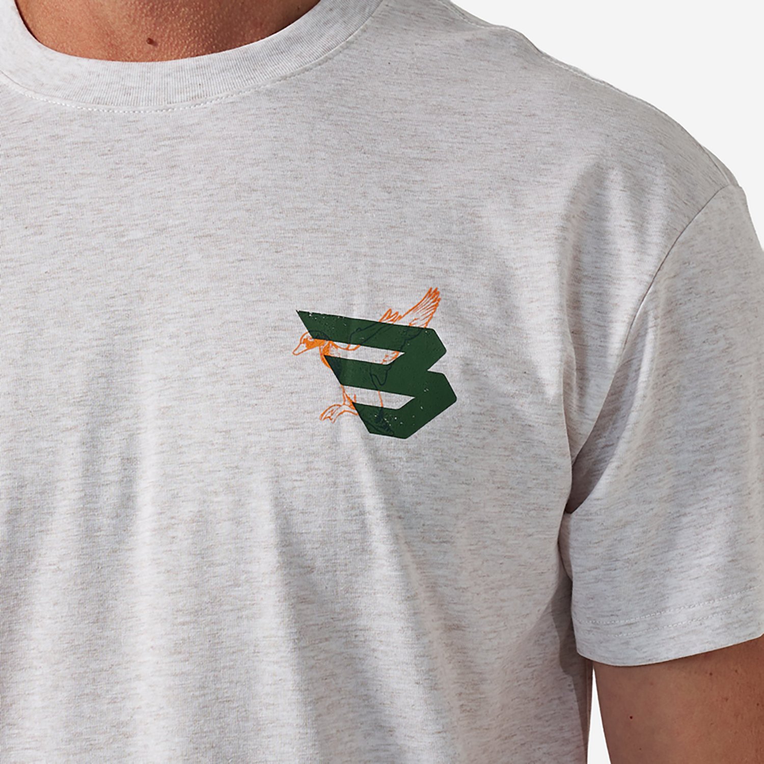 BURLEBO Men's Duck Flying B Logo T-shirt - view number 2