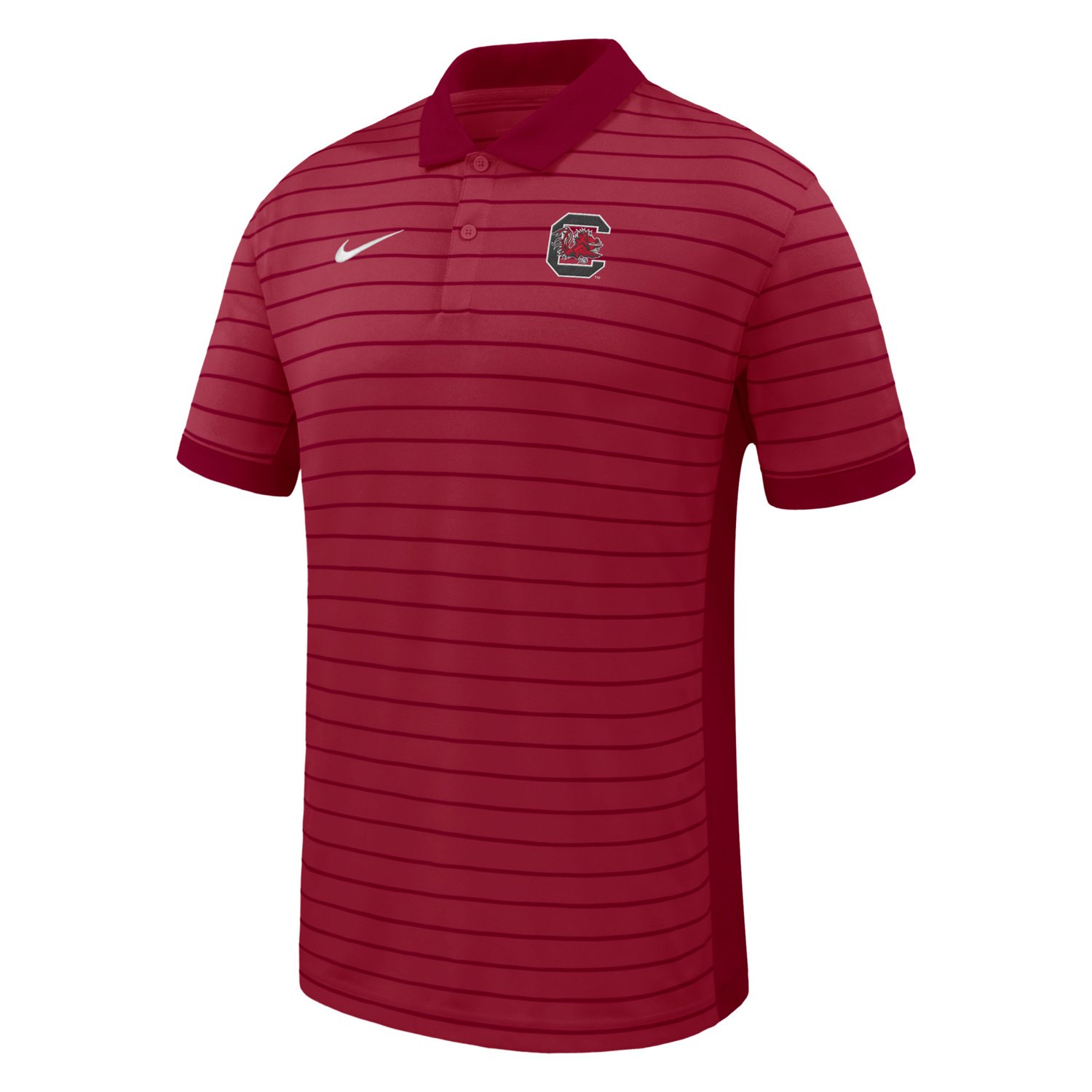 Nike Men's South Carolina Dri-FIT Victory Stripe Short Sleeve Polo
