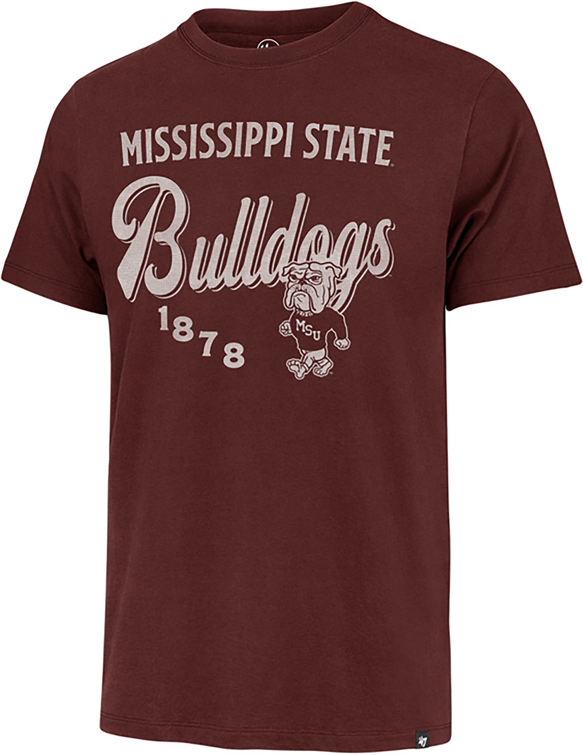 '47 Men's Mississippi State Diagonal Script Short Sleeve T-shirt