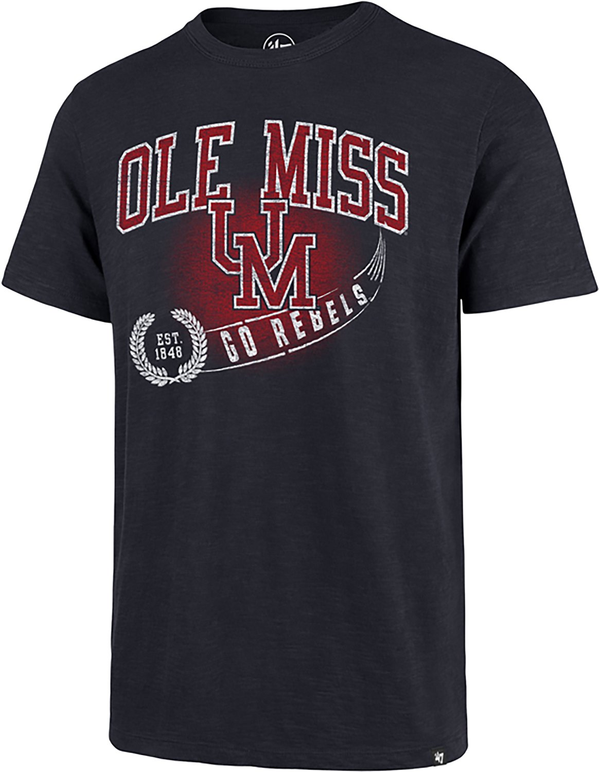 '47 Men's Ole Miss Team Streak Scrum Short Sleeve T-shirt
