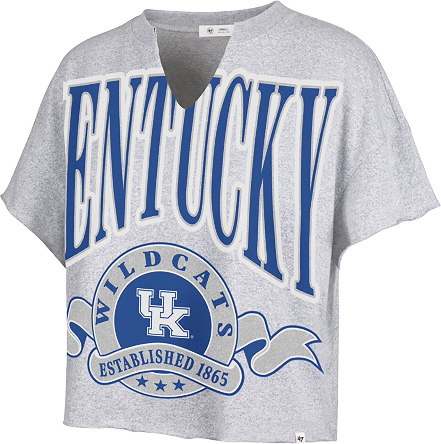 '47 Women's Kentucky Banners Out Oversized Notch Neck Short Sleeve T-shirt - view number 4