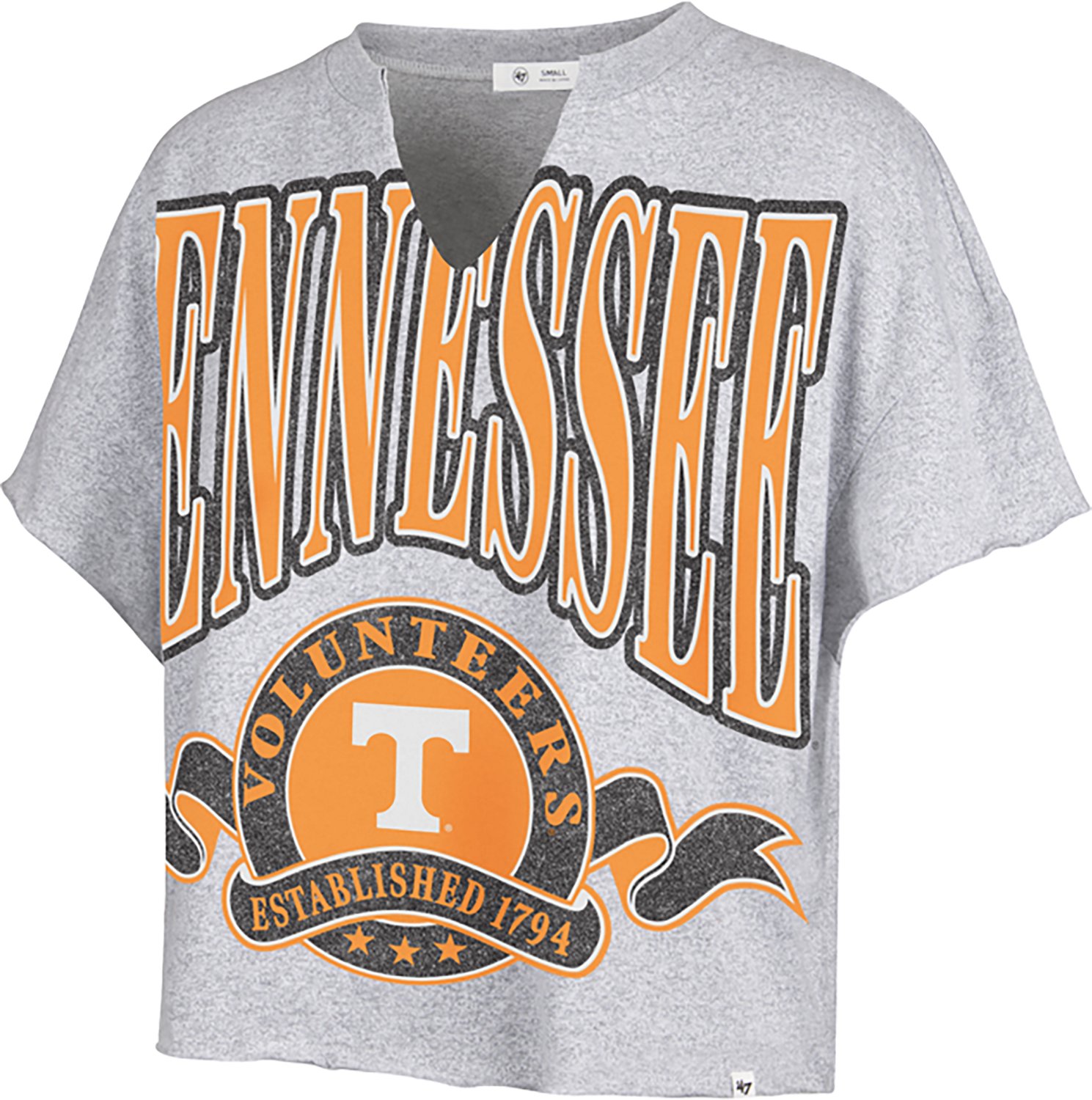 '47 Women's Tennessee Banners Out Oversized Notch Neck Short Sleeve T-shirt