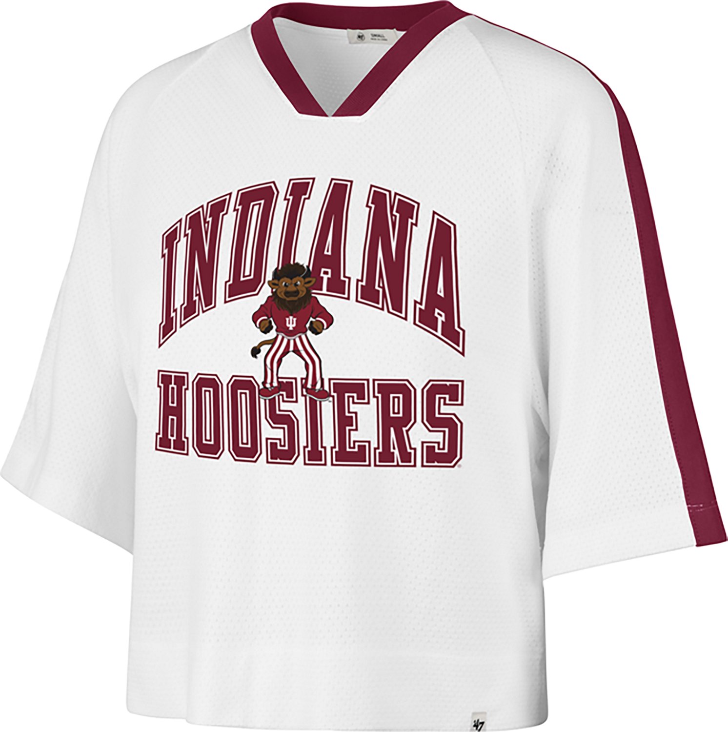 '47 Women's Indiana Big Overarch Drop Needle Raglan Short Sleeve T-shirt