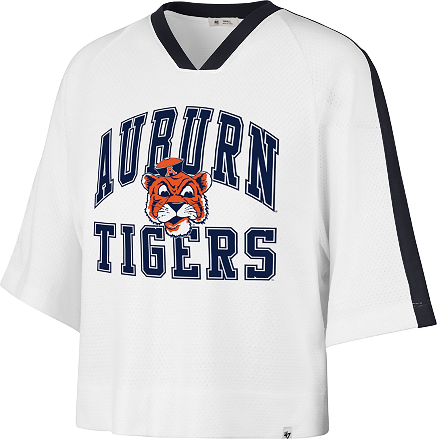 '47 Women's Auburn Big Overarch Drop Needle Raglan Short Sleeve T-shirt