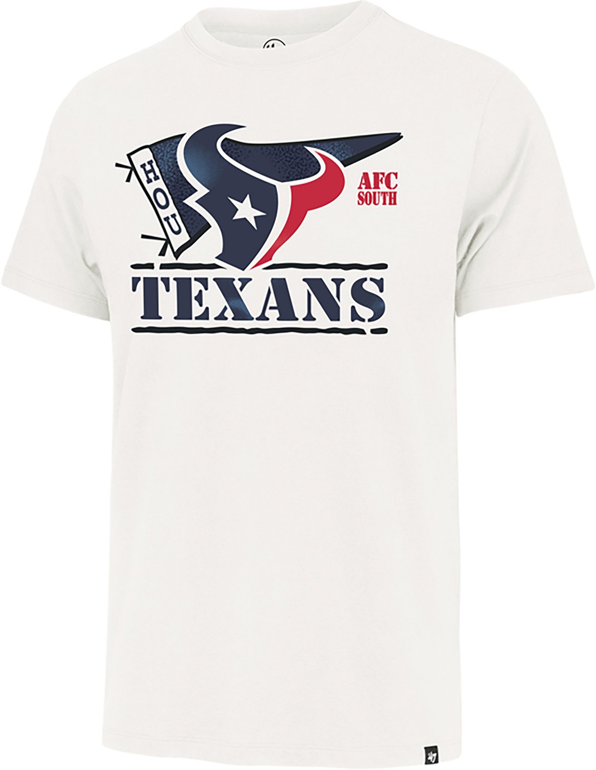 '47 Men's Texans Motion Field Franklin Short Sleeve T-shirt