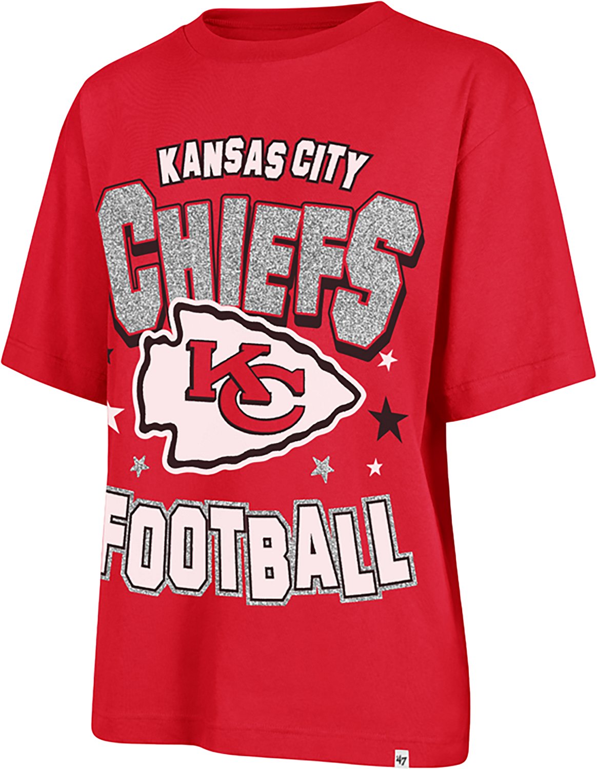 '47 Kansas City Chiefs Women's Scatter Star Foundation T-Shirt