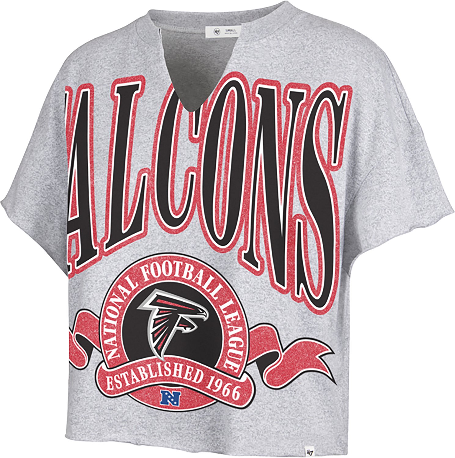 '47 Women's Falcons Banners Out Oversized Notch Neck T-shirt - view number 4
