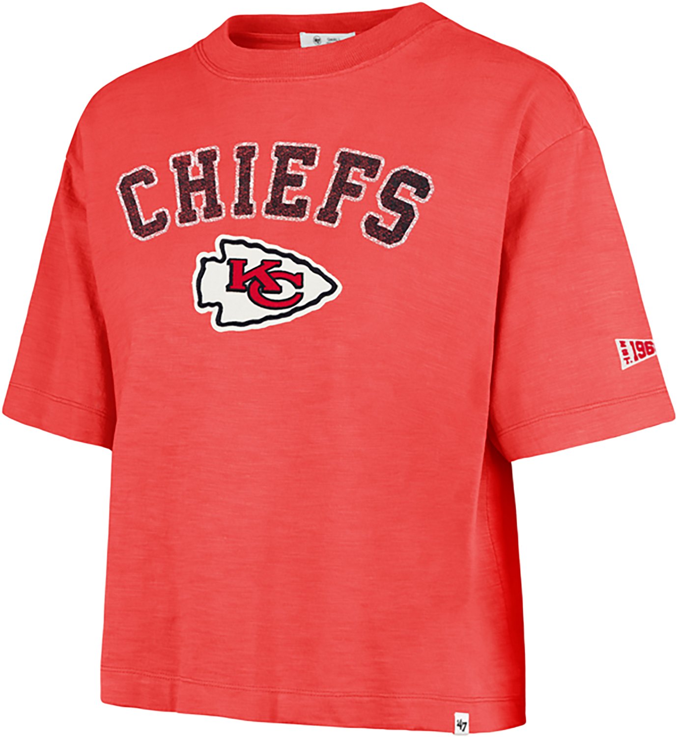 '47 Women's Chiefs Elmore Heavy Slub Short Sleeve T-shirt