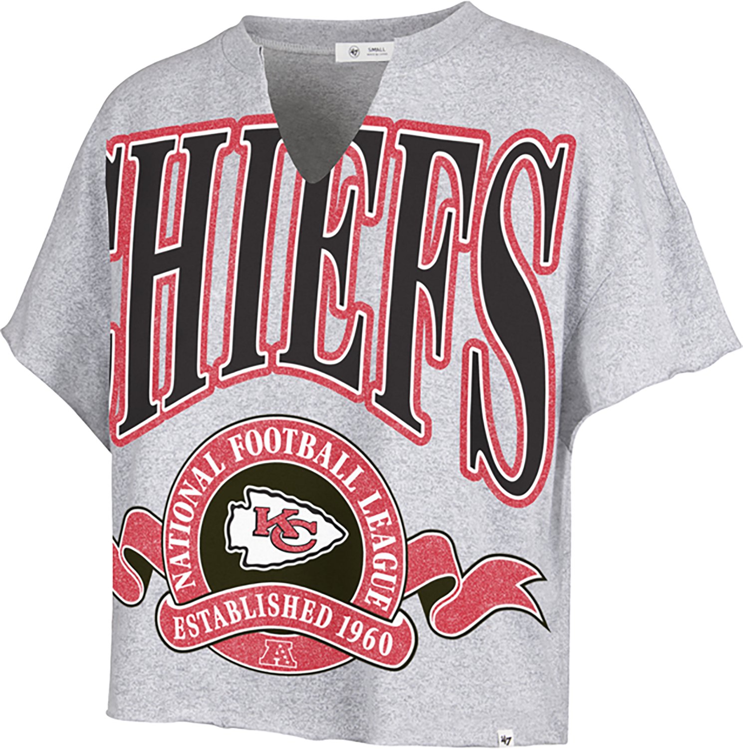 '47 Women's Chiefs Banners Out Oversized Short Sleeve T-shirt